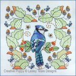 (image for) Blue Jay Amongst Oak Leaves